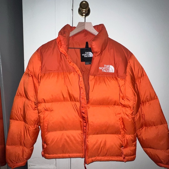 The North Face 1996 Retro Nuptse 700 Orange Puffer Jacket